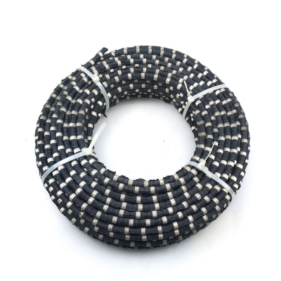 11.5mm China Preimum Rubber Type Diamond Wire Saw For Cutting Marble Quarry